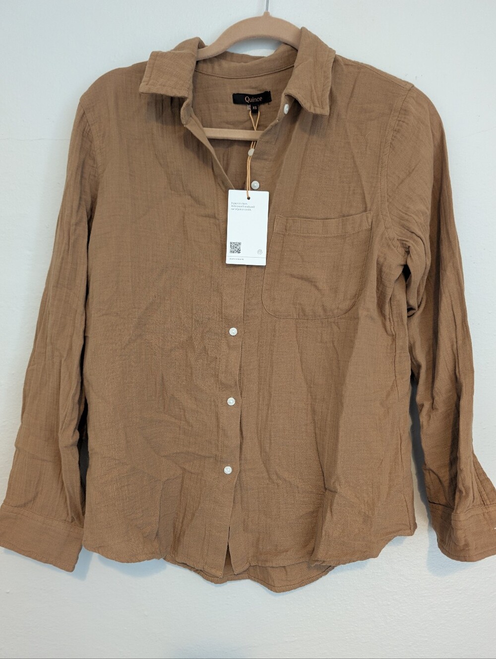 Quince Cotton Gauze Long Sleeve Shirt